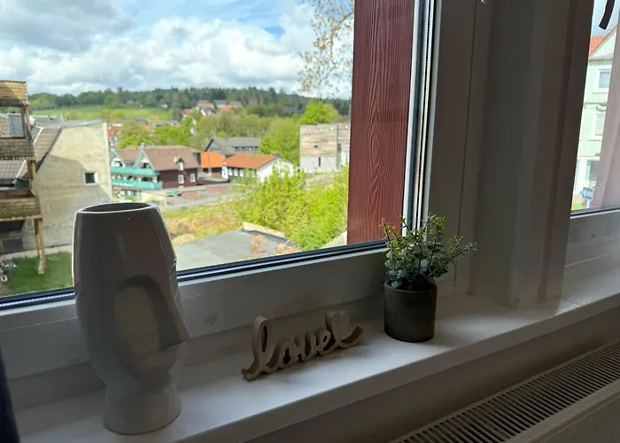 Lägenhet Primeloft Igel - Balkon - Zentrale Lage - Grosse Kueche - Stilvoll & Modern - Bis 6 Pers - Mit Parkplatz Braunlage